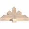 Ekena Millwork Redmond Smooth Timber Gable Bracket, Douglas Fir, 36"W x 23"H x 5 1/2"D x 5 1/2"F, 15/12 Pitch GBW036X23X0606RED00SDF - alternate 5